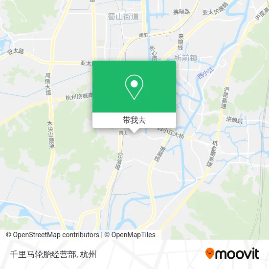 千里马轮胎经营部地图
