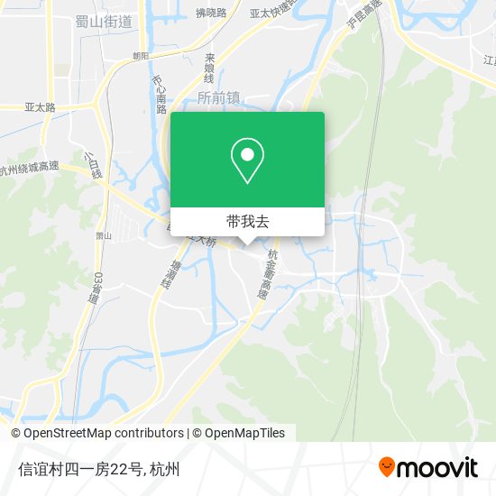 信谊村四一房22号地图