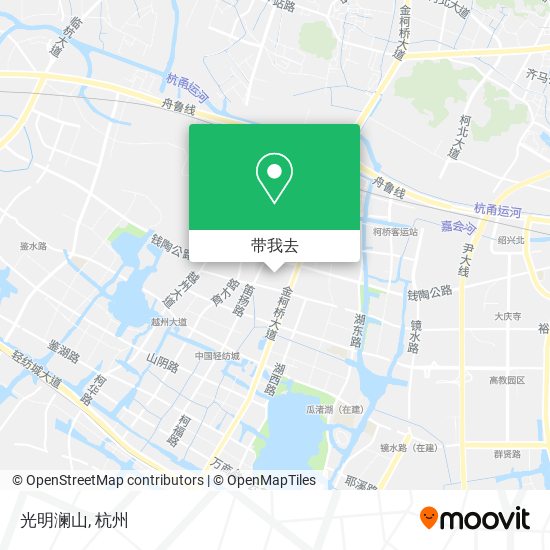 光明澜山地图