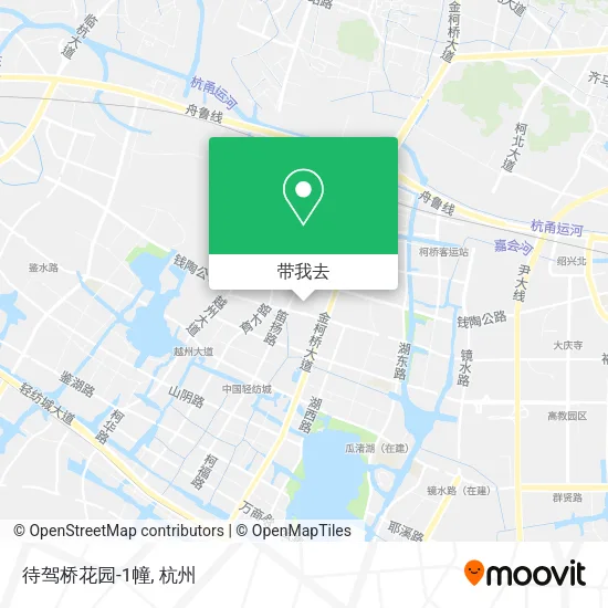 待驾桥花园-1幢地图