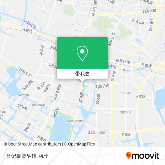 吕记板栗酥饼地图