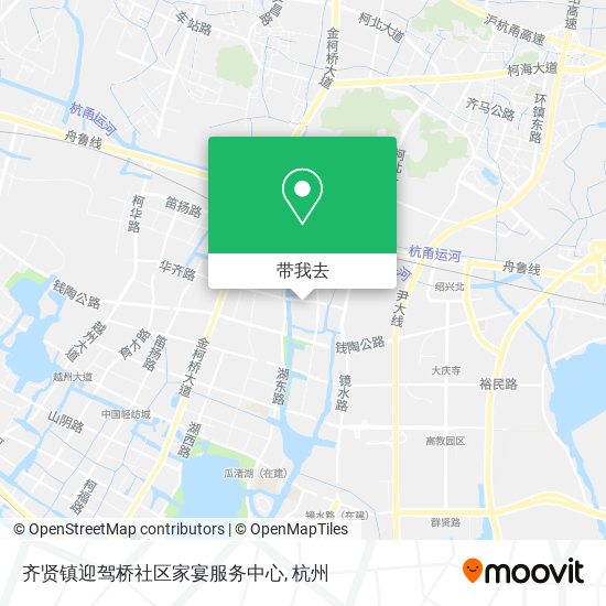 齐贤镇迎驾桥社区家宴服务中心地图