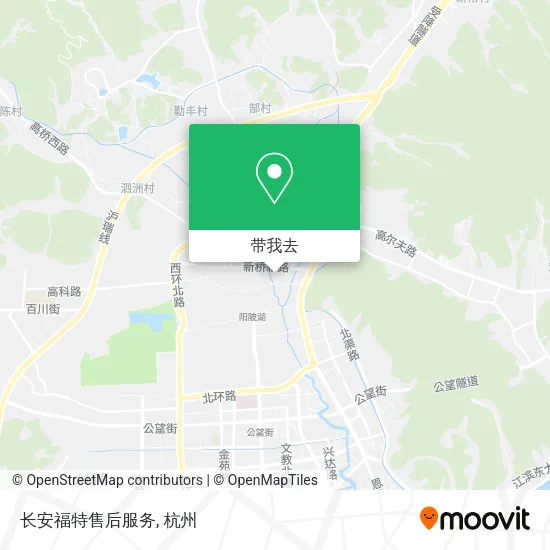 长安福特售后服务地图