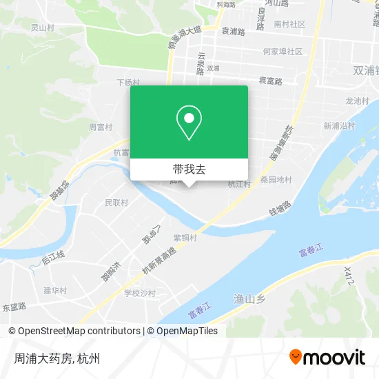 周浦大药房地图