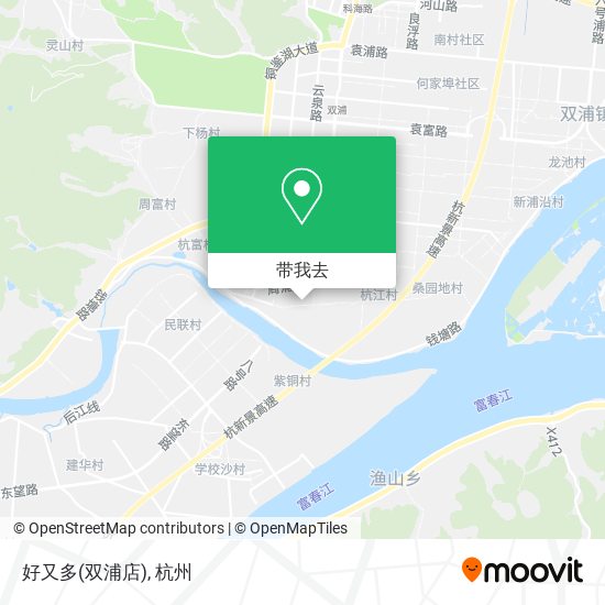 好又多(双浦店)地图