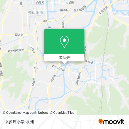 来苏周小学地图