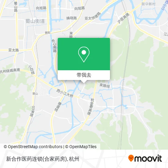 新合作医药连锁(合家药房)地图