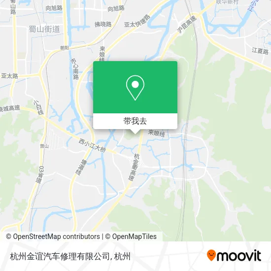 杭州金谊汽车修理有限公司地图