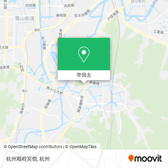 杭州顺程宾馆地图