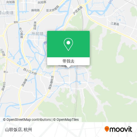 山联饭店地图