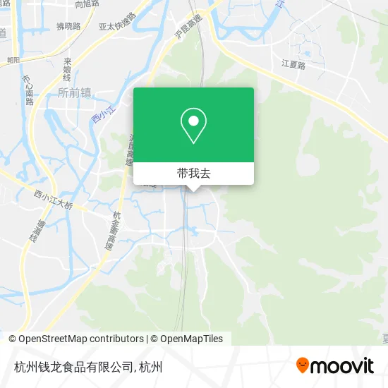 杭州钱龙食品有限公司地图