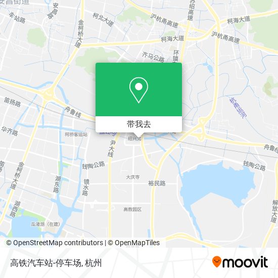 高铁汽车站-停车场地图