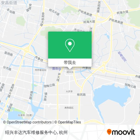 绍兴丰达汽车维修服务中心地图