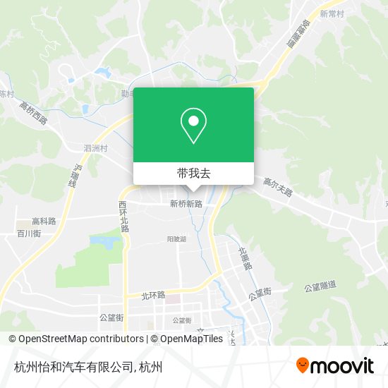杭州怡和汽车有限公司地图