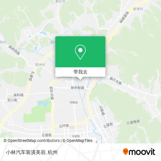 小林汽车装潢美容地图