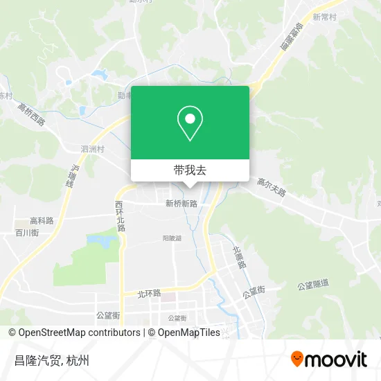 昌隆汽贸地图
