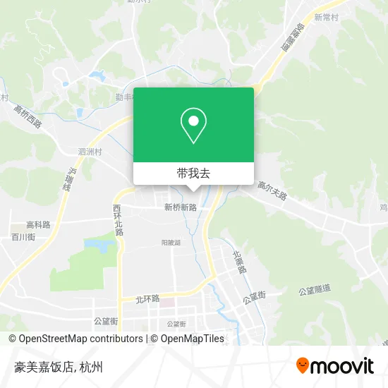 豪美嘉饭店地图