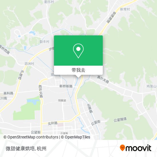 微甜健康烘培地图