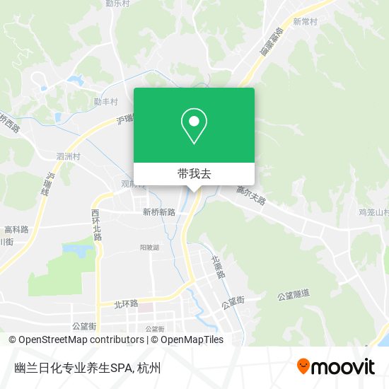 幽兰日化专业养生SPA地图
