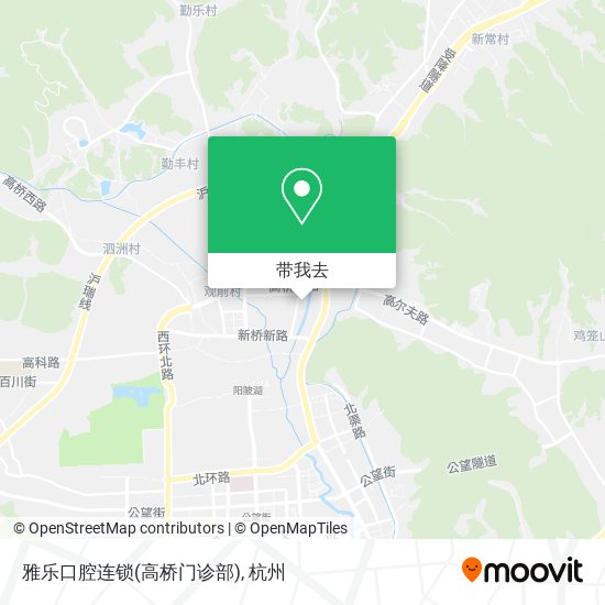 雅乐口腔连锁(高桥门诊部)地图