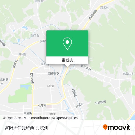 富阳天伟瓷砖商行地图