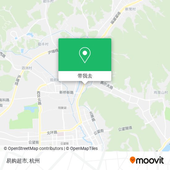 易购超市地图