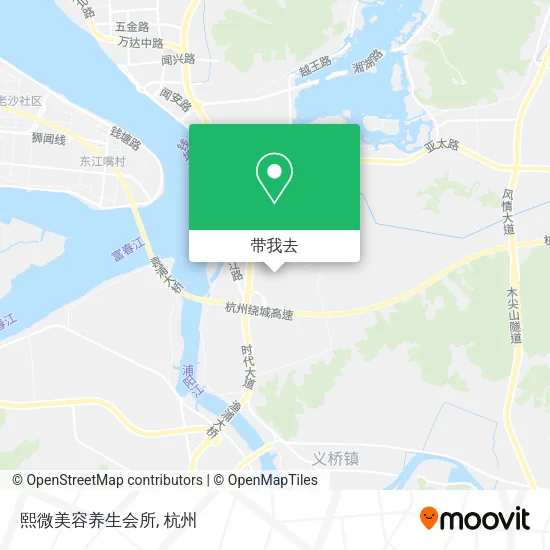 熙微美容养生会所地图