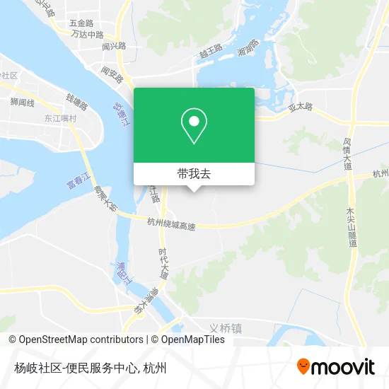 杨岐社区-便民服务中心地图