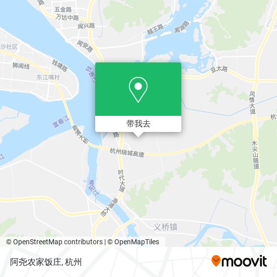 阿尧农家饭庄地图