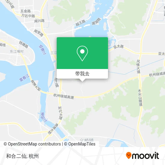 和合二仙地图