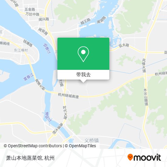 萧山本地蒸菜馆地图