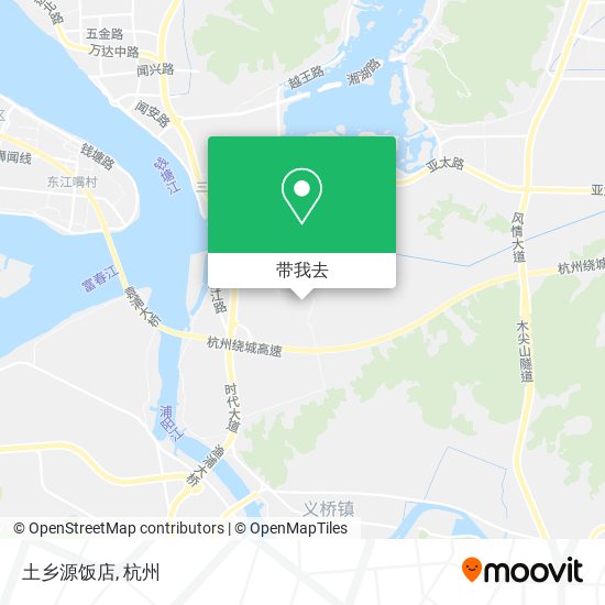 土乡源饭店地图