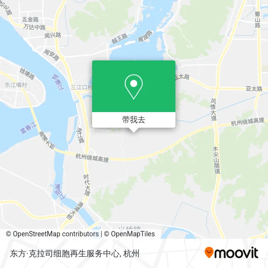 东方·克拉司细胞再生服务中心地图