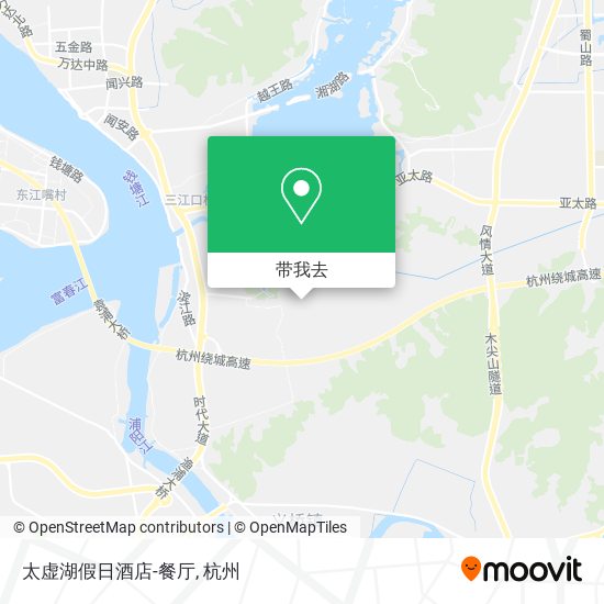 太虚湖假日酒店-餐厅地图