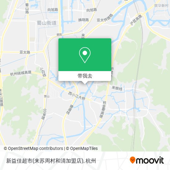 新益佳超市(来苏周村和清加盟店)地图