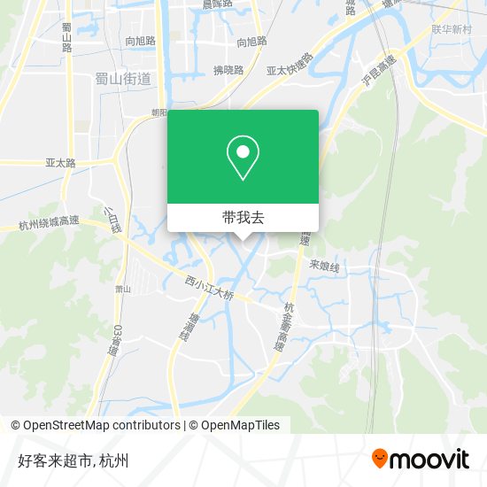 好客来超市地图