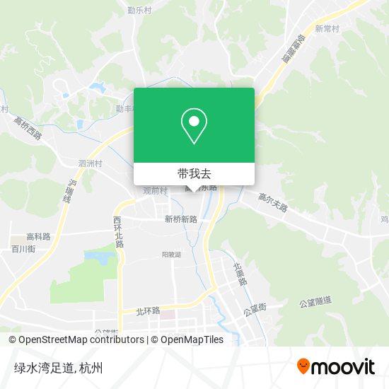 绿水湾足道地图