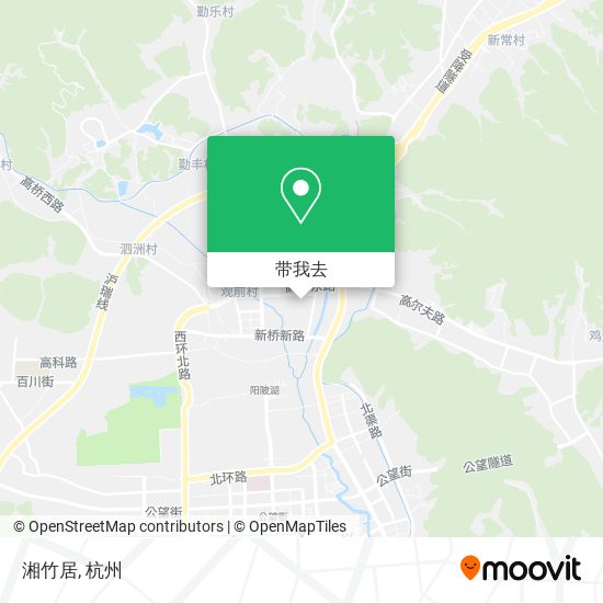 湘竹居地图