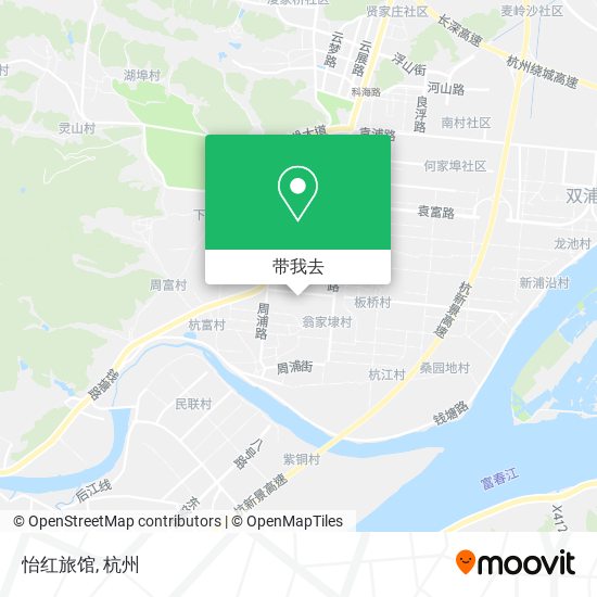 怡红旅馆地图