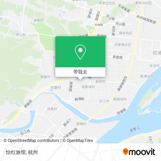 怡红旅馆地图