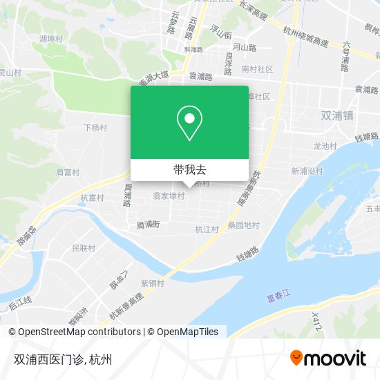 双浦西医门诊地图