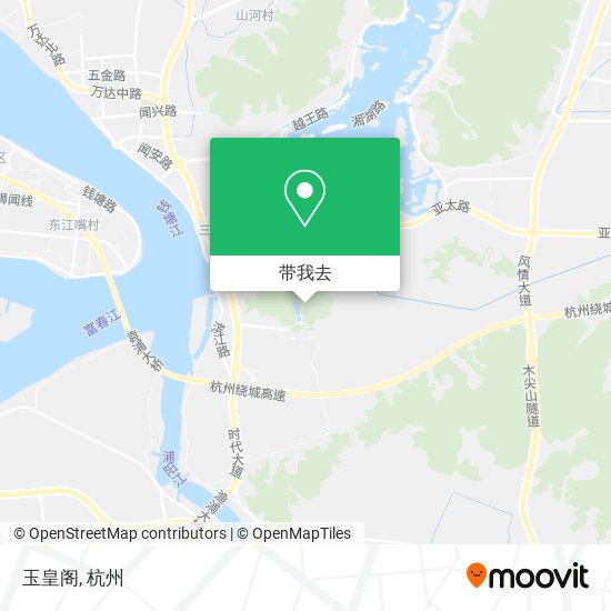 玉皇阁地图