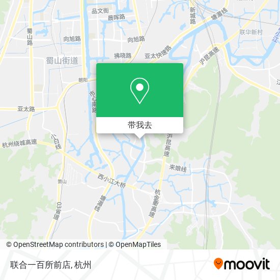 联合一百所前店地图