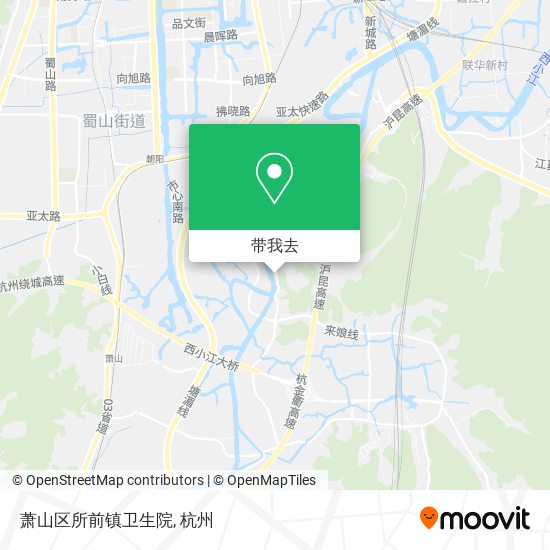 萧山区所前镇卫生院地图