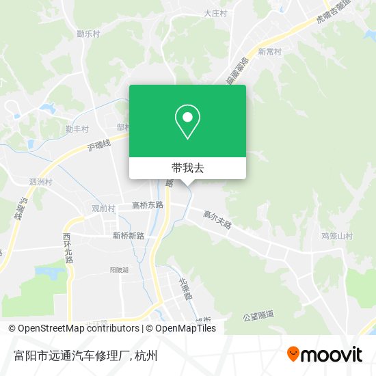 富阳市远通汽车修理厂地图