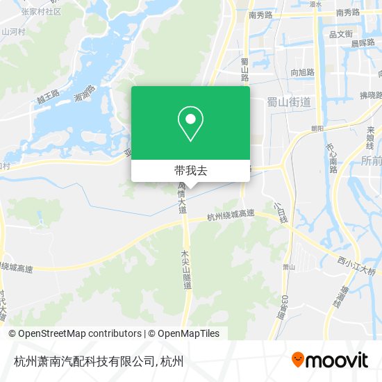 杭州萧南汽配科技有限公司地图