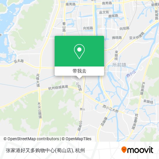 张家港好又多购物中心(蜀山店)地图