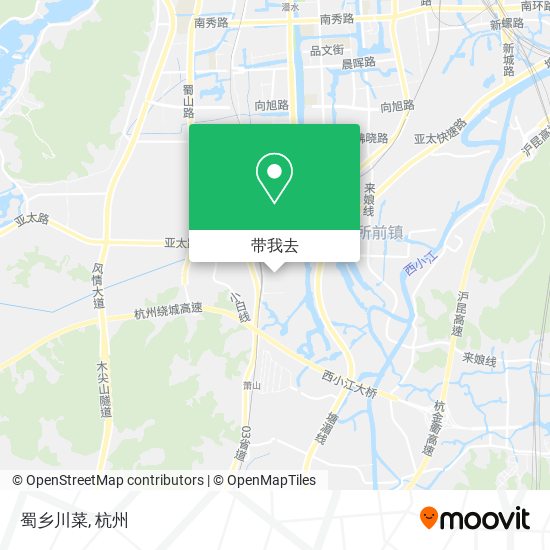 蜀乡川菜地图