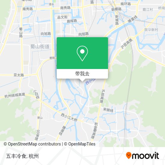 五丰冷食地图