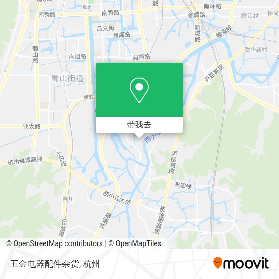 五金电器配件杂货地图